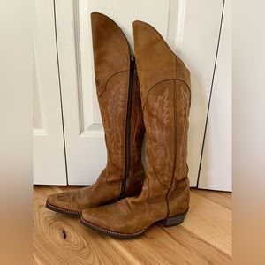SOLDWomen's Ariat Murrieta Knee-High Leather Cowboy Boots Size 9